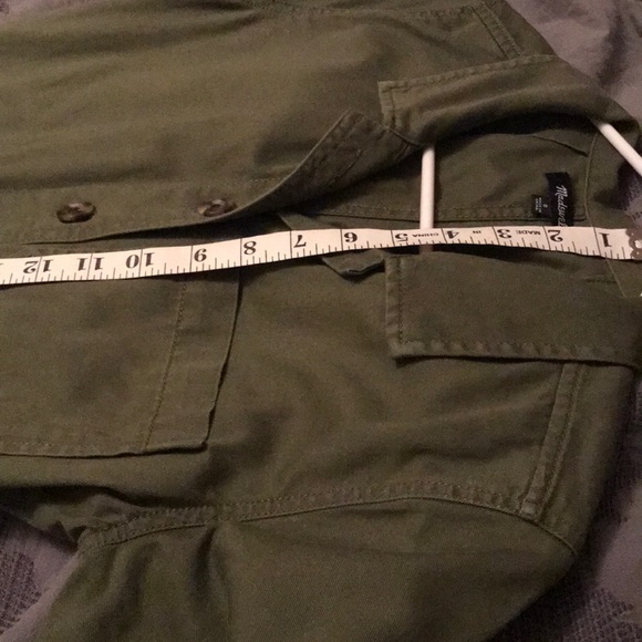 Madewell seventies, coverall, jumpsuit olive green sz 0 - Picture 10 of 10